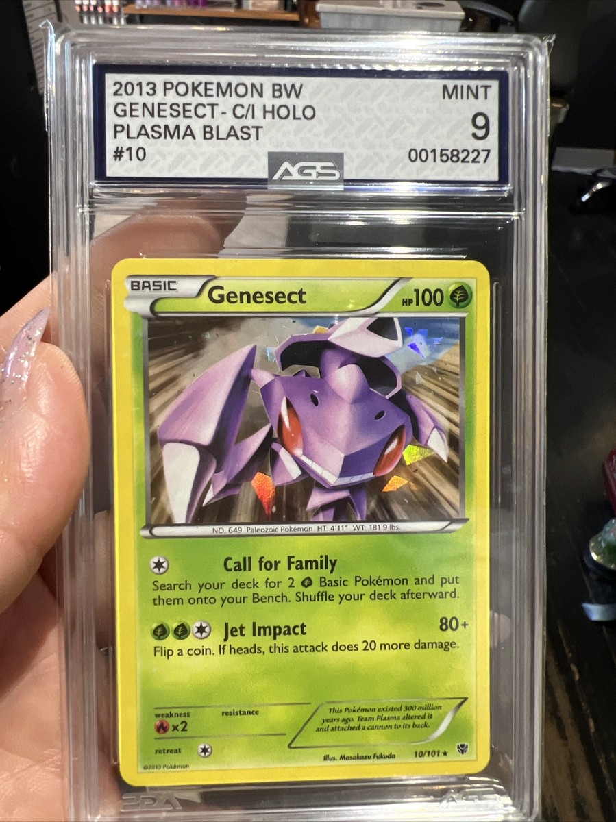 B40-34 COMET BEAUTILINE Pop-38 バイオレットレイ 2013 Pokemon B&W Plasma Blast Genesect, Holo Cracked Ice Rare