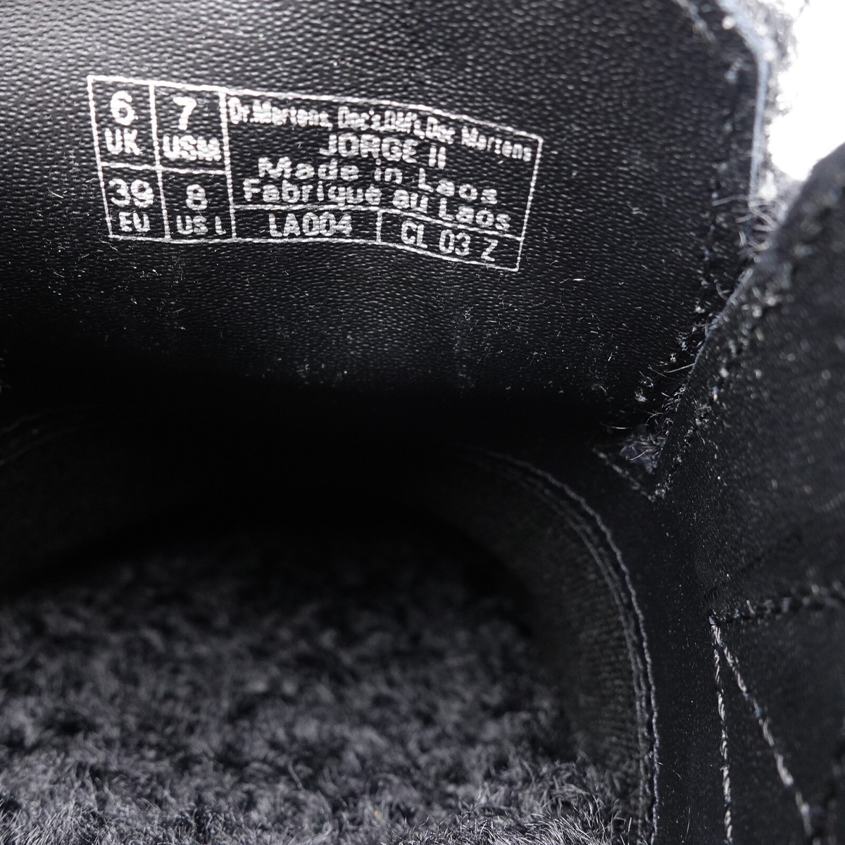 Dr. Martens Jorge II FL Mules 31886001 Black Women's Size 8 US