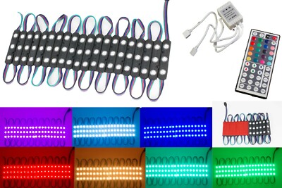LEDUPDATES 40FT Color Change RGB LED LIGHT 5050 STOREFRONT UL 12v Power & Remote