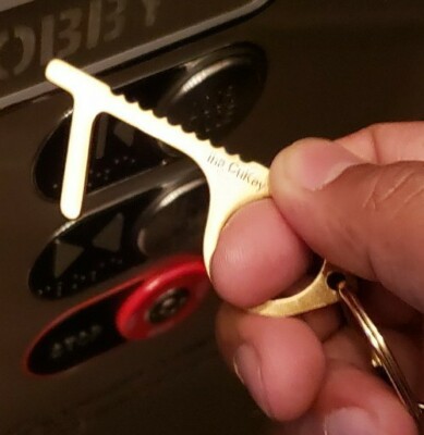 The Cukey Antimicrobial Metal Door Opener Keychain Brass Copper | eBay