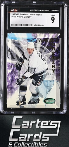 Wayne Gretzky 1995-96 Parkhurst International #100 Los Angeles Kings CGC 9