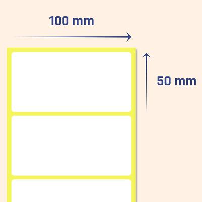 Etichette Adesive Bianche 200 Pezzi - 150x100 Mm E 100x50 Mm, Per Scrivere - Foto 12