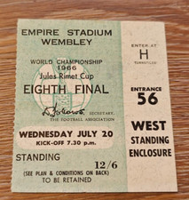 Ticket 1966 England vs. France World Cup