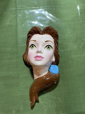 VTG Schmid Disney Beauty and The Beast Belle 3D Wall Face Mount Ceramic Decor