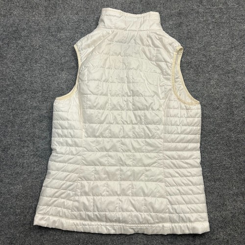 Patagonia Jacket White Nano Puff Womens Quilted Vest Size Medium - Picture 2 of 9