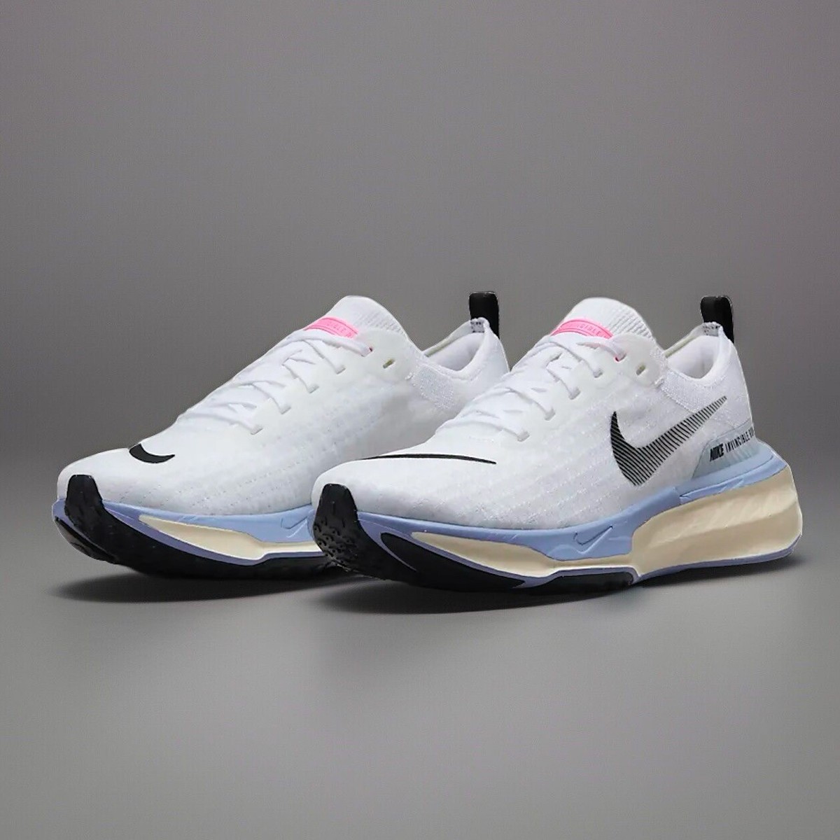 Nike Men’s Flyknit ZoomX Blue Grey Pink Running Shoes Size US 11 DM3142-002 Used Nike ZoomX Invincible Run Flyknit 3 Running Shoes  main image 3