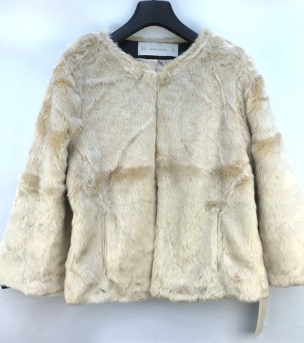 Zara Chaqueta Piel Sintética Abrigo Corto Talla M Ref. 3945 221 - Imagen 7 de 7