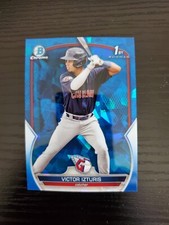 Victor Izturis - 2023 Bowman Chrome Prospect 1st Bowman Sapphire #BCP-175