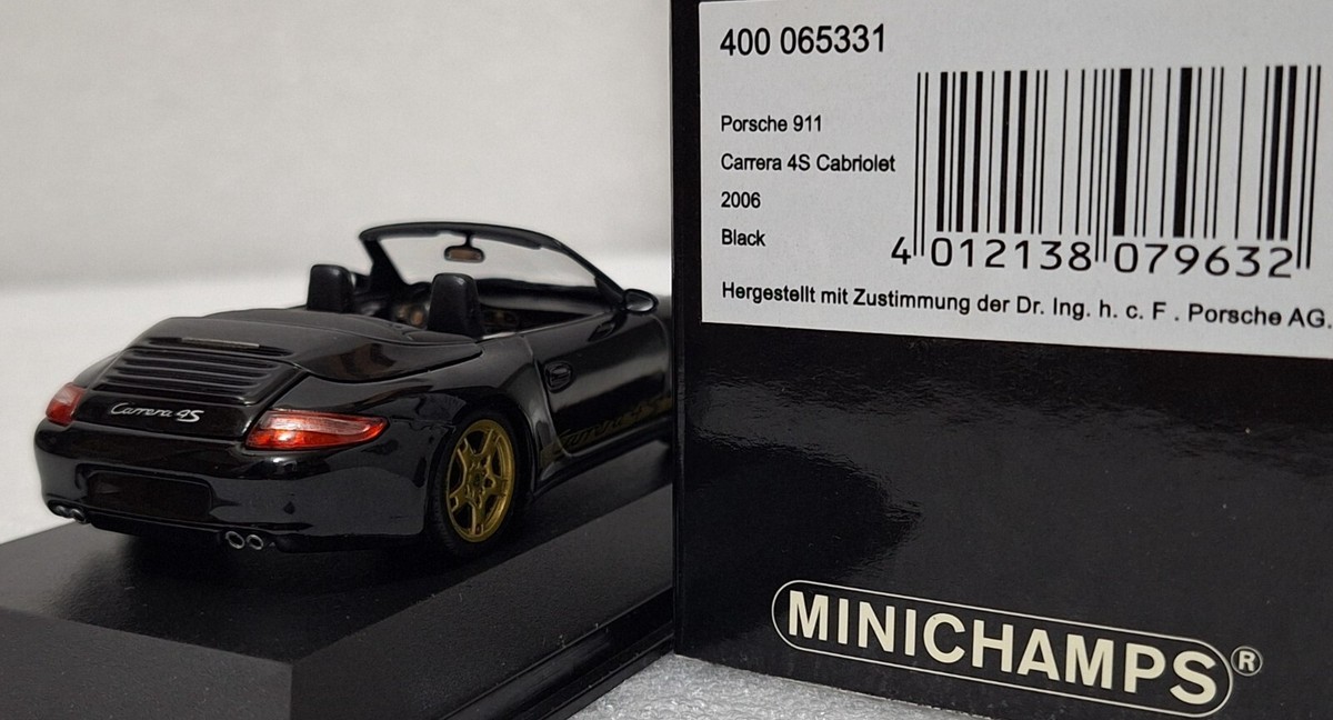 Porsche 911 997 Carrera 4S Cabriolet 2005 1:43 Minichamps Porsche 911 997 Carrera 4S Cabriolet 2005 1:43 Minichamps