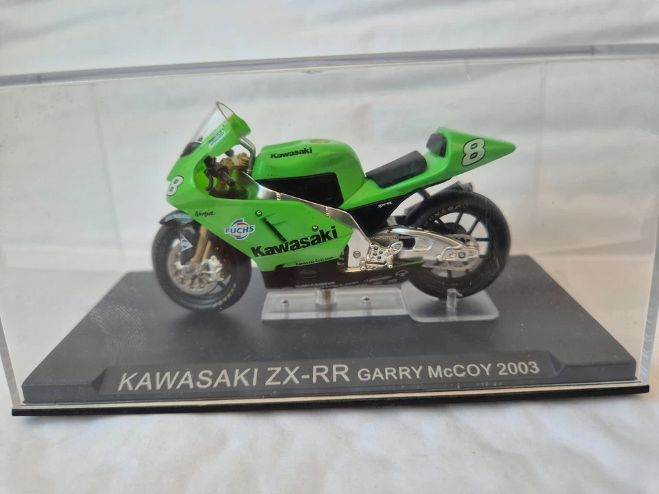 IXO 1/24 CLASSIC KAWASAKI ZX-RR GARRY MCCOY 2003 MOTO GP BIKE MOTORCYCLE - Image 2 of 3