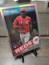 2020 Topps Chrome ARISTIDES AQUINO RC 1985 Topps Refractor #85TC-21 Reds