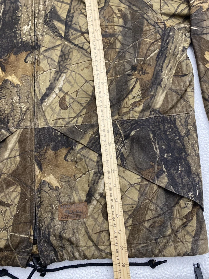walls water proof jacket Camo Realtree Hardwoods 20-200 Mens Large Hooded - Image 4 of 4