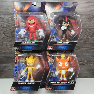 Jakks Pacific Wave 2 Sonic The Hedgehog 3 Movie - COMPLETE SET IN HAND FAST SHIP