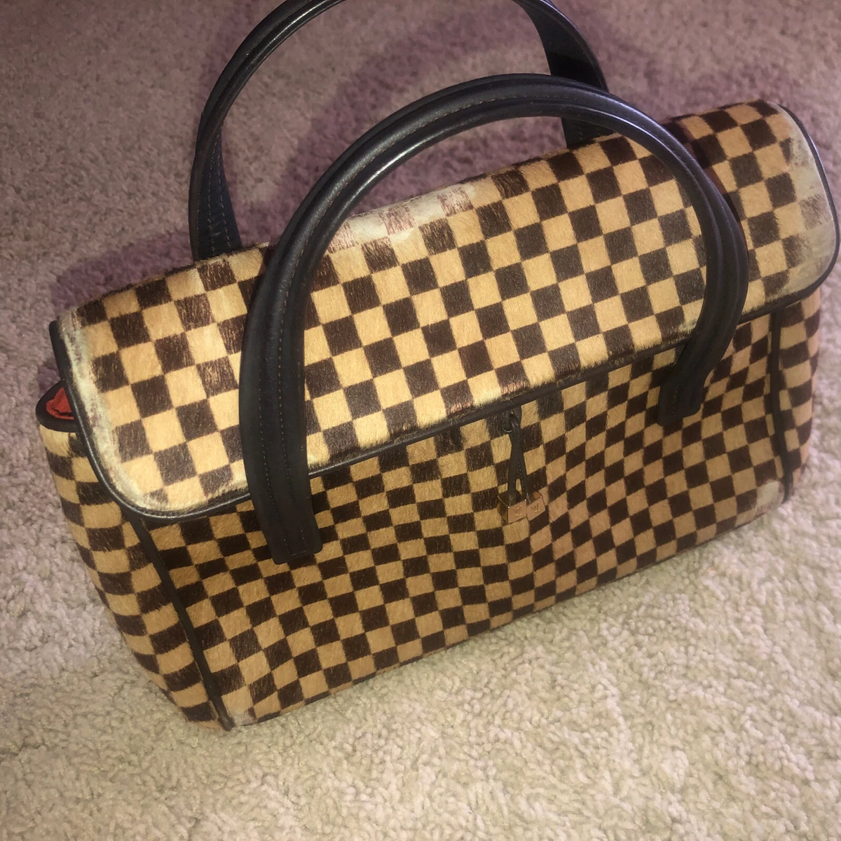 vuitton cowhide purse