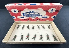 Authenticast Comet Toy Soldiers - German Infantry Prone - Metal - All Original