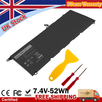 TANCH Laptop-Akku Für Dell XPS 13 (9350, 9343) – 7.6V 8100mAh, Ersetzt 90V7W, JD25G & Mehr