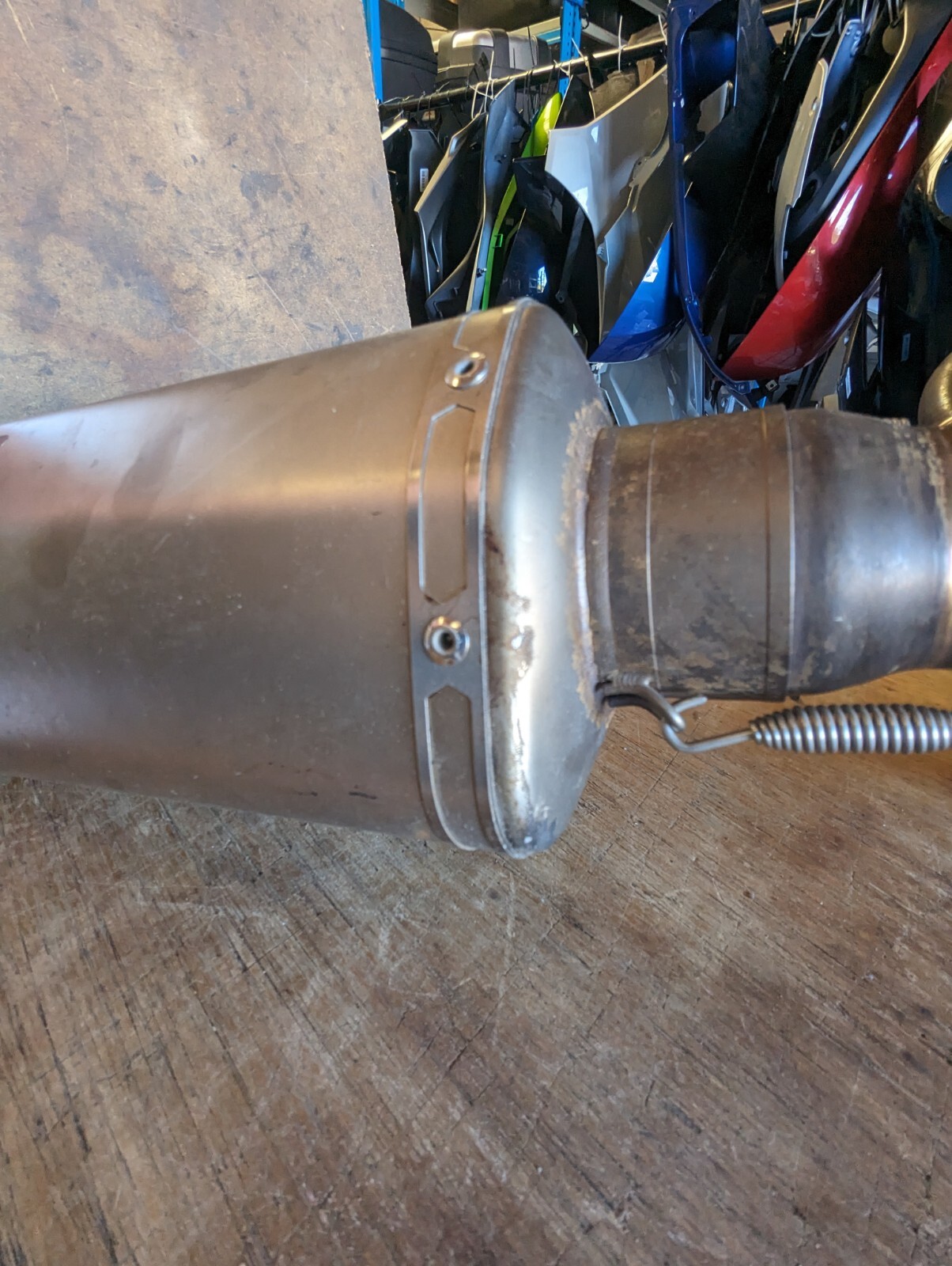 BMW G310R G310GS Akrapovic Exhaust System with Carbon Tipped Silencer