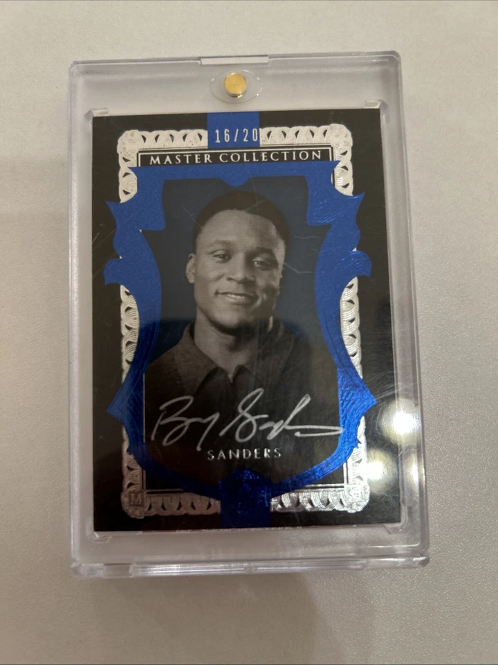 BARRY SANDERS 2015 UPPER DECK MASTER COLLECTION AUTOGRAPH AUTO #D /20 - Image 4 of 4