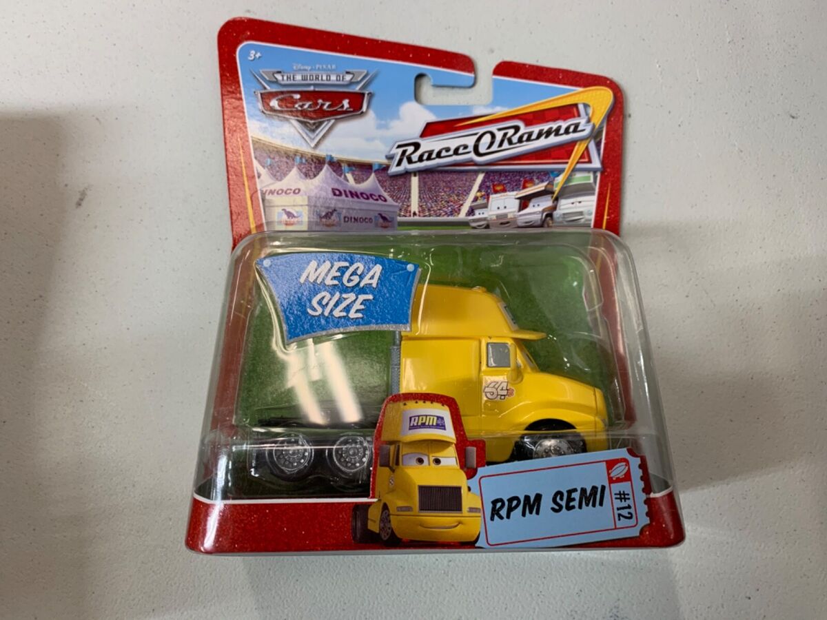 Disney Pixar Cars Race O Rama Mega Size RPM Semi - All Sports Custom Framing