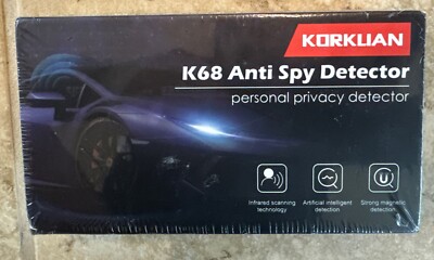 Korklian K68 Anti Spy Detector - GPS Tracker, Personal Privacy Detector