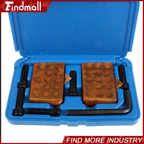 MATCHED PAIRS .0001" PRECISION 1-2-3 123 BLOCK SET 23 HOLES With Screws HEX KEY - Picture 2 of 24