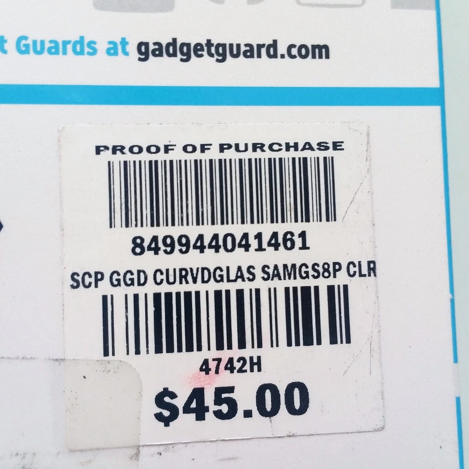 Защита гаджета закаленное стекло изогнутый протектор экрана Samsung Galaxy S8 + черный новый! - Изображение 4 из 4