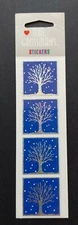 Vintage Mrs Grossman's Prismatic Reflections Winter Tree Sticker Pack *2 Sheets*