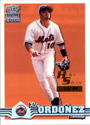 2000 Paramount Holographic Silver #152 Rey Ordonez/99 - NM-MT