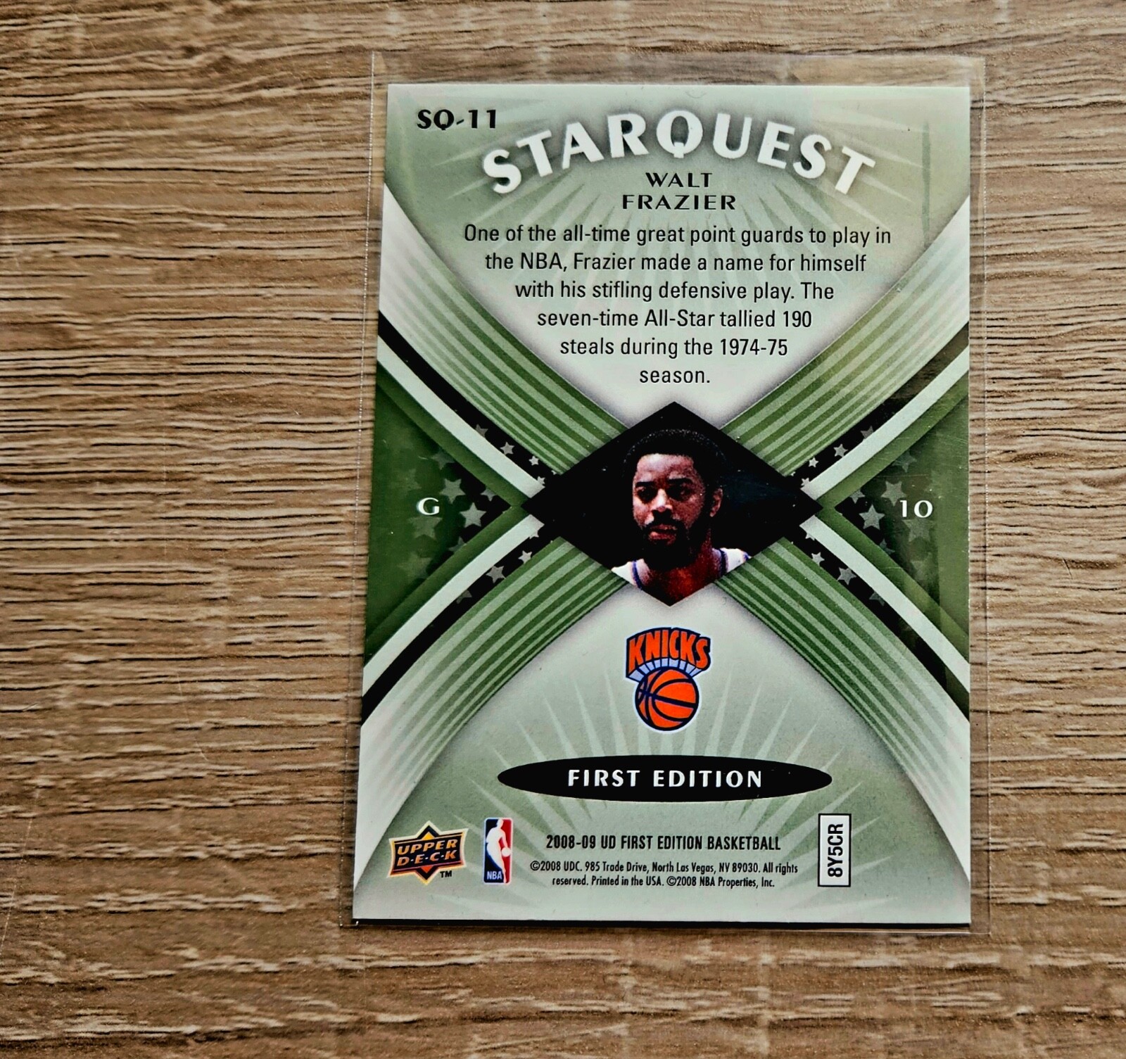 200809 Upper Deck First Edition Basketball StarQuest SQ11 Walt Frazier Knicks eBay