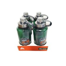 Ozark Trail 32-Oz Green Water Bottle Bundle With Handle  Measurement Markings