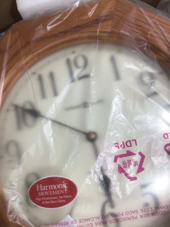 Howard Miller 625242 Elliott Wall Clock 625242 Golden Oak *NEW* - Image 2 of 4