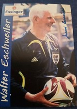 Walter Eschweiler / arbitro DFB con firma originale 