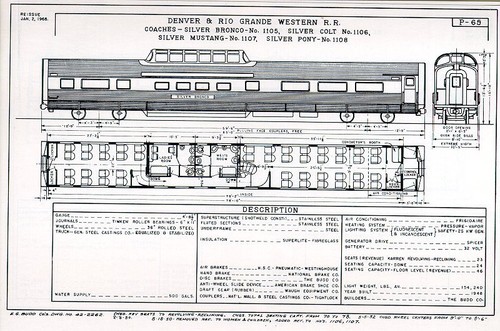 Western Pacific RR 47-48 Passenger Car & Zephyr Diagrams PDF Pages on DVD - Picture 4 of 5