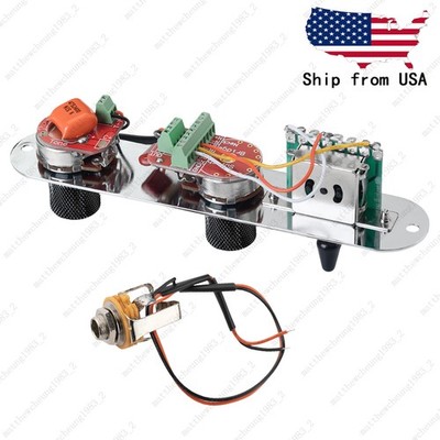 Solderless Loaded Prewired Control Plate Harness 3 Way Switch Sets for Tele TL