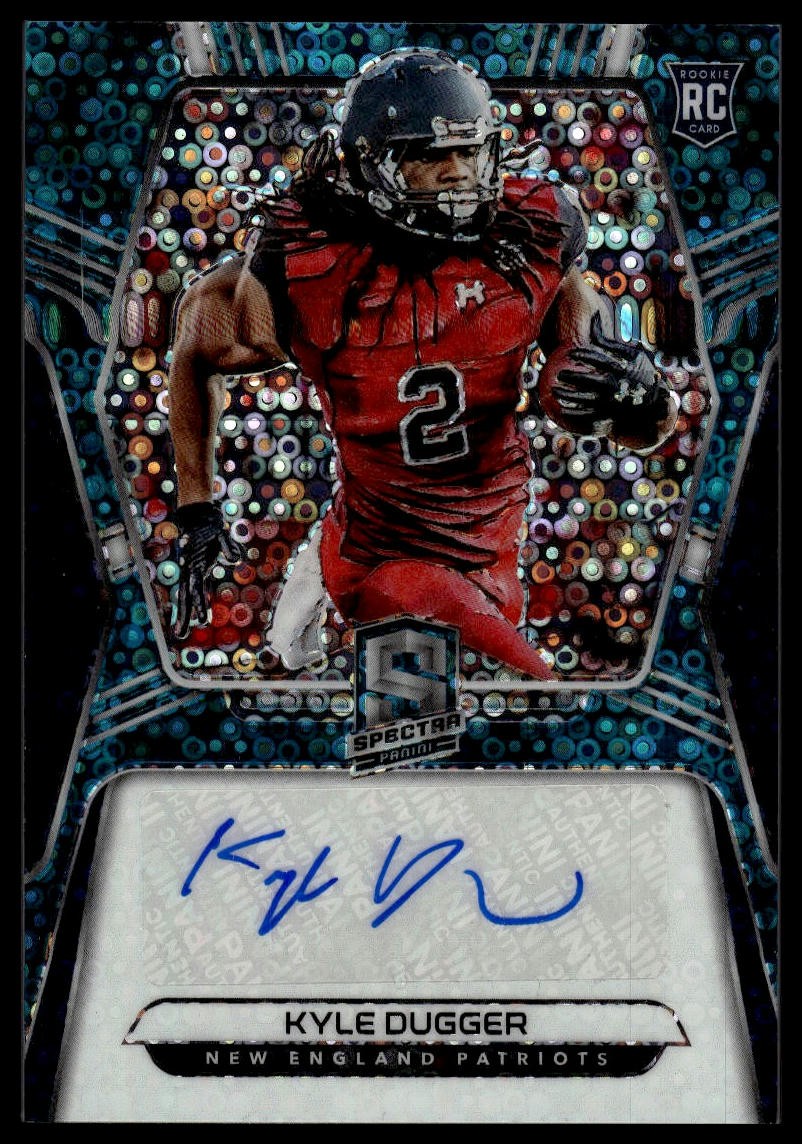 Kyle Dugger Panini Spectra Rookie Autographs #22 Neon Blue