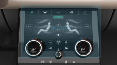 LAND ROVER RANGE ROVER VELAR Klimaschutzfolie Displayschutzfolie 11,9  2020-2023