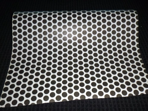 Vtg Department Store All Occasion Wrapping Paper Gift Wrap Black Polka Dots 24"W