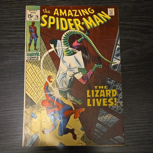 Amazing Spider-Man #76 Marvel Comics 1969 Lizard App