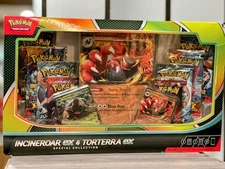 Pokemon Trading Card Game Incineroar ex and Torterra ex Special Collection Box