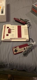 Nintendo HVC-001 Famicom Console with 6 Games, No AC cable