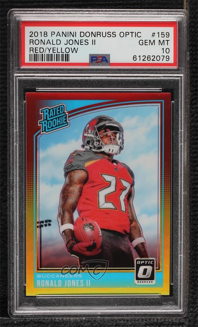 Ronald Jones II Panini Donruss Optic #159 Red/Yellow