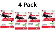 Tomcat Super Hold Glue Traps Mouse Size, 4-Pa...