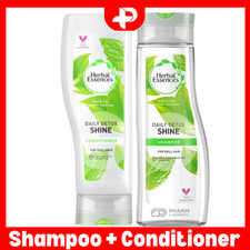 Image of Herbal Essences Daily Detox Shine Shampoo & Conditioner White Tea & Mint 400ml