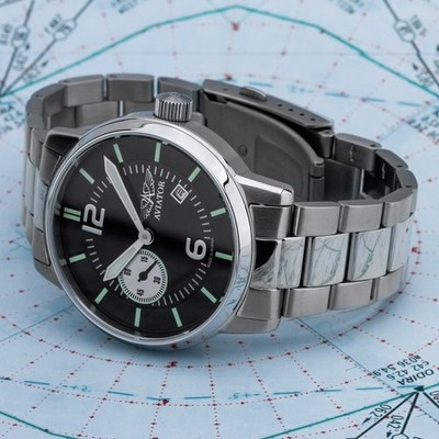 Poljot AVIATOR 3105 Fliegeruhr russische mechanische Uhr 3105/1735714