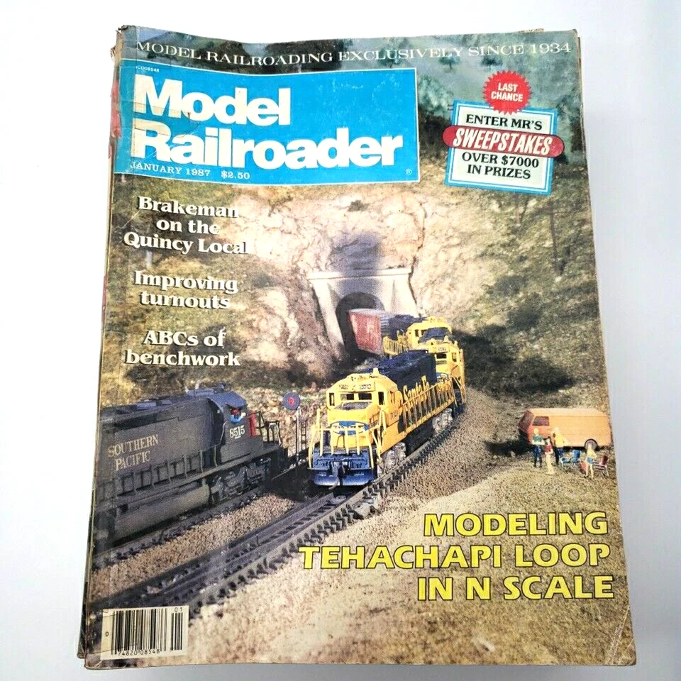 Model Railroader Magazine 1989 Full Year Lot of 12 Vintage Trains Hobbyist - Image 3 of 4
