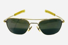 Vintage Original American Optical Aviator Pilot Sunglasses 5 1/2" Case A5