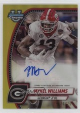2024 Bowman U Chrome Prospect Yellow Refractor /75 Mykel Williams Auto 17wa