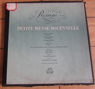Rossini - Petite Messe Solennelle / Caterina Mancini / 1958 Vinyl Record Box Set