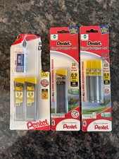 Pentel Super Hi-Polymer Thick Lead Refill 0.9mm HB 135 Pieces of Lead 1 Eraser