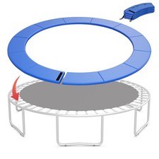 Universal 16FT Split Trampoline Spring Cover w/Hook  Loop Fastener Waterproof